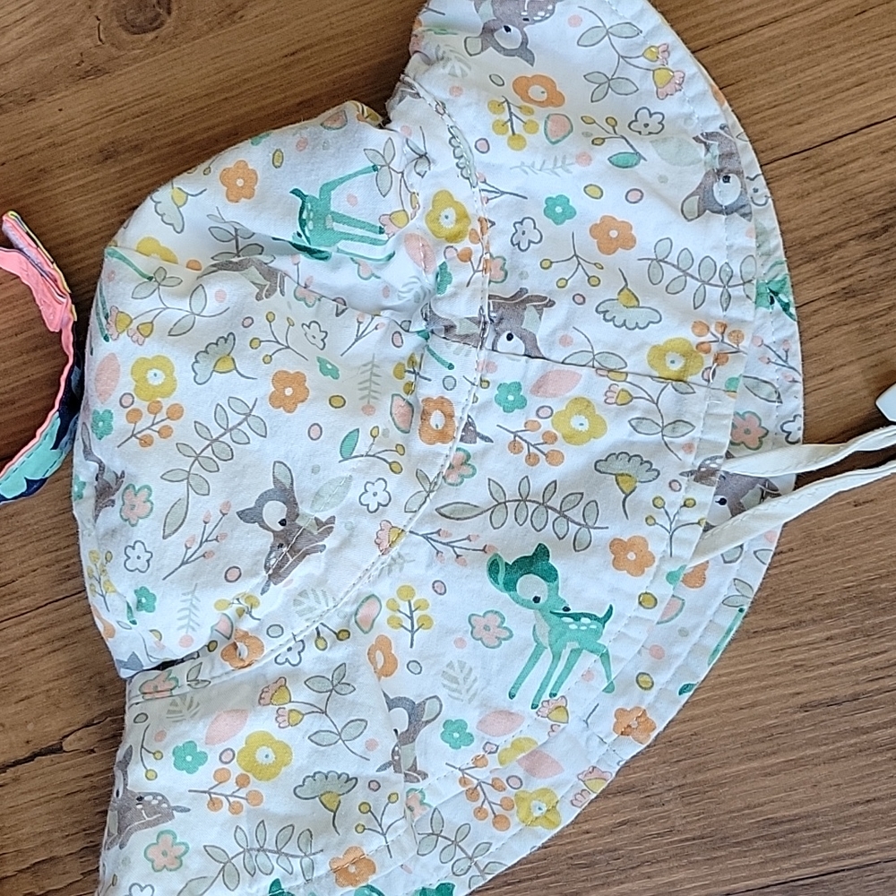 💕 SOLD!!! Bundle of Toddler Girl Sun Hats - Picture 2 of 10